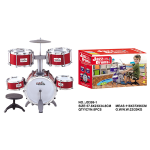 Popolare Set di <span class=keywords><strong>Batteria</strong></span> Jazz Giocattolo Musicale per Bambini con Sedia, Set di <span class=keywords><strong>Batteria</strong></span> Jazz in Plastica alla Moda - Product Image 2