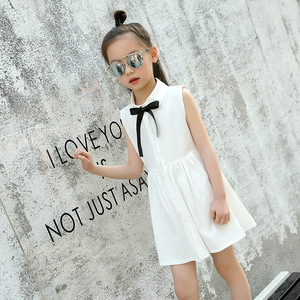 Tienda en Línea China Taobao, Vestidos Formales y Semiformales de Verano para Niñas, Hasta la Rodilla, Ecológicos, Transpirables, con Diversos Diseños - Product Image 3