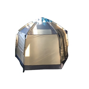 Tente de loisirs hexagonale à support automatique en fibre de verre, 230x200x140cm, imperméable et respirante - Product Image 2