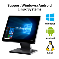 Scangle D5 OEM логотип двойной экран POS машина Windows OS поддерживает розничный бизнес
