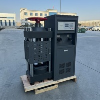 Testeur de pression hydraulique à affichage numérique pour échantillons de béton 220V Machine d'essai de résistance à la compression et à la traction