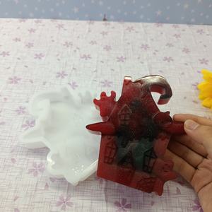 Moules de coulée en résine faits à la main pour bricolage ornements décoratifs Ins Style Silicone outils de bureau Santa moule - Product Image 5