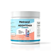 Gummies Metrand Heightener pour enfants, complément nutritionnel quotidien pour la croissance des enfants, soutient la nutrition osseuse, OEM, étiquette privée