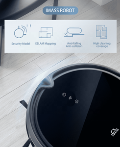 Robot aspirateur intelligent avec fonction humide et sèche, système de navigation par gyroscope pour usage domestique et hôtelier - Product Image 4