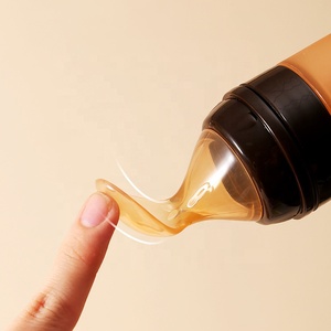 Nouveau design cuillère pour bébé <span class=keywords><strong>biberon</strong></span> mangeoire en silicone de qualité alimentaire sans BPA cuillère pour tout-petits - Product Image 5