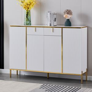 Meuble de rangement moderne italien pour chaussures, buffet à lattes pour salon - Product Image 2