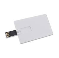 Clé USB promotionnelle la moins chère en forme de carte de crédit, cadeau d'affaires, clé USB promotionnelle en forme de carte