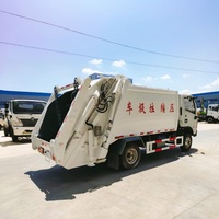 Camion à ordures Dongfeng 4x2 7m³ avec compacteur de déchets, nouveau modèle 2025