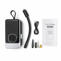Gonfleur de pneus portable 150 PSI, pompe à air pour voiture avec batterie 4000 mAh, moniteur de pression numérique, arrêt automatique pour véhicules