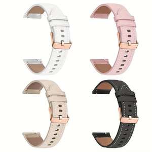 Correa de <span class=keywords><strong>Reloj</strong></span> Deportiva de Cuero Sintético de 18mm/20mm para <span class=keywords><strong>Mujer</strong></span>, Diseño de Bucle, Compatible con Relojes Inteligentes <span class=keywords><strong>Garmin</strong></span> Vivoactive 5/3/3t/4S/3S - Product Image 2