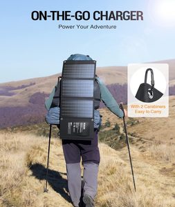<span class=keywords><strong>Cargador</strong></span> <span class=keywords><strong>Solar</strong></span> <span class=keywords><strong>BLAVOR</strong></span> PN-30W 30W USB-A QC3.0/USB-C 24W Plegable IPX4 Impermeable para Camping - Product Image 6