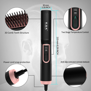 Plancha de Pelo Eléctrica para Hombre con Pantalla LED, Placas de Titanio/PTC, Logotipo Personalizable, Calentamiento Rápido, para Hogar y Hotel - Product Image 6