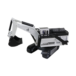 1/87ème pelle <span class=keywords><strong>pelleteuse</strong></span> en alliage KDW métal moulé sous pression, excavateur camion ingénierie Construction véhicules jouets - Product Image 3