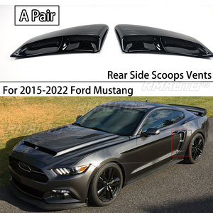 For 2016-2023 Ford Mustang Side Scoops Vents Rear Brake Fender Penal Flare Frame Cover Air Outlet Trim Exterior Accessories - Product Image 2
