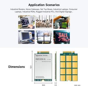 Модуль HAISEN QUECTEL Original RM530 RM530N-GL M.<span class=keywords><strong>2</strong></span> 5G Sub-6GHz, оптимизированный для <span class=keywords><strong>IoT</strong></span>/eMBB, промышленных и коммерческих применений - Product Image 3