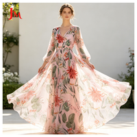 Vente chaude : Tissu en mousseline 100 % polyester léger et fluide, imprimé floral personnalisé, vente en gros pour robes et hijabs pour femmes