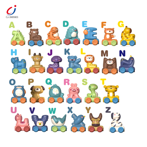 Giocattolo Educativo Chengji per l'Apprendimento delle Parole dei Bambini, Giocattolo con Lettere Smaltate a Forma di Animali e Auto, Collezione di Giocattoli Cartoon - Product Image 4