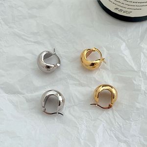 Kaiming S925 Sterling <b>Silver</b> Ball <b>Stud</b> Earrings U Shape Minimalist Design For Women Everyday Wear Fine Jewelry - Product Image 2