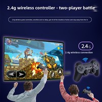 Manette de jeu M8 4K pour console de jeux rétro avec 2 manettes sans fil, 10000 jeux intégrés, Plug & Play, OEM/ODM, vente en gros, faible MOQ