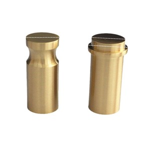 Cylindrical Pure <b>Copper</b> Furniture Handle <b>Knob</b> 20x45mm Minimalist Design For Home Decoration Durable - Product Image 1