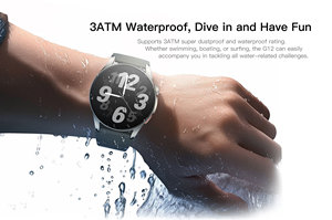 ลดราคาพิเศษ S26 สมาร์ทวอทช์ <span class=keywords><strong>Android</strong></span> ตรวจวัดสุขภาพ วัดอัตราการเต้นของหัวใจ หน้าจอสัมผัส AMOLED รองรับ NFC โทรฉุกเฉิน SOS กันน้ำ IP67 สายแม่เหล็ก - Product Image 6