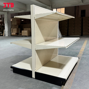 Estante metálico para lozero, tienda de comestibles, estantes para lozero, estantería para góndola para supermercado - Product Image 2