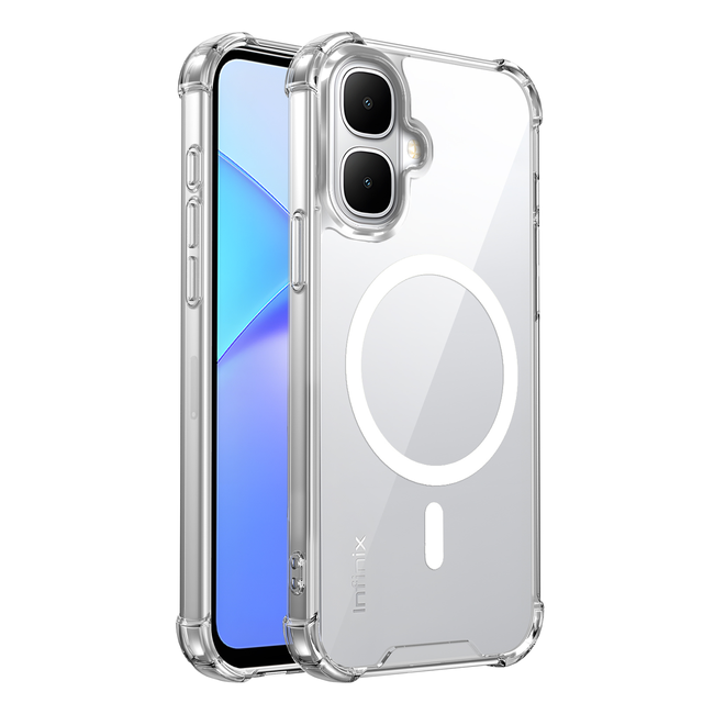 PC TPU 2 in 1 case N52 Magnetic Clear Shockproof Mobile Phone Case for Tecno POVA 7 ULTRA POVA Slime Spark Slim