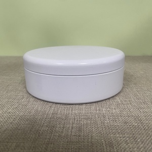 Caja Redonda Blanca de Hojalata, 2 Unidades, Latas de Metal para Alimentos, Pan, Pasteles, Dulces, Chocolate, Gelatina, Piruletas, Frutos Secos, Nueces, Bocadillos - Product Image 2