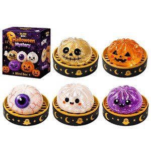 Wholesale Halloween Mystery Blind Box Squishies Transparent Squeeze Toys Halloween Themed <b>Fidget</b> Stress Toy Display Box <b>Pack</b> - Product Image 6
