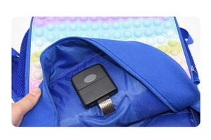 <span class=keywords><strong>Sac</strong></span> à dos arc-en-ciel pour fille, avec son à bulles - Product Image 4