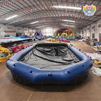 Plateforme flottante gonflable en PVC pour levage de bateaux, protection de yachts pour l'entretien en marina
