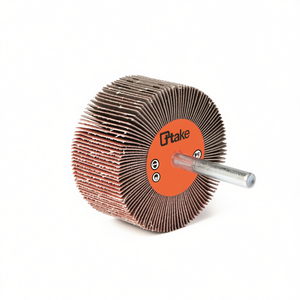 แผ่นขัดแบบฟลัปวีล ขนาด 40x20 มม. แกน 6 มม. ผลิตจากคอรันดัม สำหรับขัดโลหะ - Product Image 2