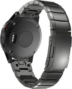 Bracelet de montre à dégagement rapide en métal <span class=keywords><strong>titane</strong></span> Compatible pour <span class=keywords><strong>Fenix</strong></span> 8 51mm/Enduro 3 51mm/<span class=keywords><strong>Fenix</strong></span> <span class=keywords><strong>6X</strong></span> Pro/7X Pro/5X,22mm 26mm Bracelet en <span class=keywords><strong>titane</strong></span> - Product Image 1