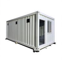 Maison conteneur préfabriquée de taille standard à assemblage rapide pour l'hébergement et le bureau des camps de travail dans les champs pétrolifères