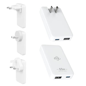 อะแดปเตอร์ชาร์จเร็ว GAN PD 65W QC 3.0สามารถพับเก็บได้พร้อมพอร์ต Type-C สำหรับโทรศัพท์และแล็ปท็อป - Product Image 6