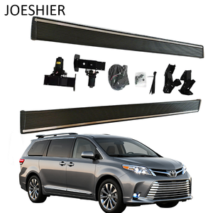 JOESHIER - Juego Completo de Estribos Laterales Eléctricos de Lujo en Aleación de Aluminio para Protección Todoterreno, para Toyota SIENNA 2011-2020 - Product Image 1