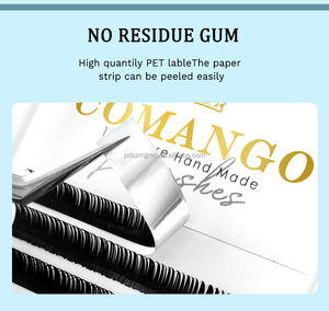 Pestañas CoMango Super Suaves con Aspecto Húmedo, Estilo <span class=keywords><strong>Manga</strong></span>, 0.07mm, Curvatura C/D/L, Extensiones de Pestañas Pre-fabricadas en Racimo para Cosplay de Anime - Product Image 6