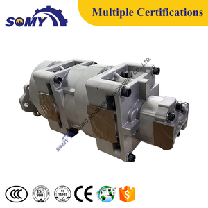 ปั๊ม ASS'Y 705-55-43000 7055543000สำหรับรถตักล้อยาง Komatsu WA470-5 <span class=keywords><strong>WA450</strong></span>-5L WA480-5 WA480-5L ปั๊มเกียร์ไฮดรอลิก - Product Image 2