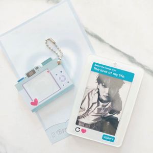 Los más vendidos: Lindos llaveros acrílicos para tarjetas fotográficas de estrellas coreanas, soporte para photocards, llavero para tarjetas de crédito - Product Image 5