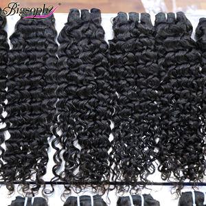 Vente en gros de cheveux humains vierges brésiliens 12A de 12 à 30 pouces, fournisseur de mèches de cheveux humains italiens bouclés bon marché, cheveux non traités - Product Image 3