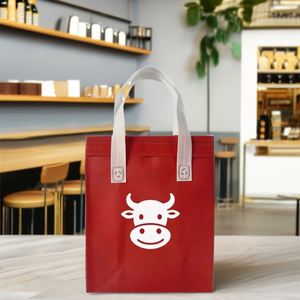 Bolsas Térmicas Resistentes Personalizadas de Fábrica, Aisladas, No Tejidas, con su Propio Logotipo, Reutilizables para Almacenamiento de Alimentos - Product Image 1