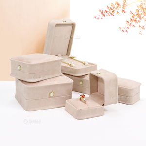 Cajas de Almacenamiento de Joyas de Terciopelo, Caja de Joyería para Collares y Colgantes, Estuche de Terciopelo, Caja de Exhibición para Pendientes - Product Image 4