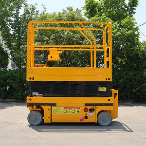 Elevador de tijera sobre orugas con orugas de altura de trabajo de 10m de alta calidad, elevador de tijera para trabajo de aire, elevador de 12m con gatos en pistas de rodillos - Product Image 5