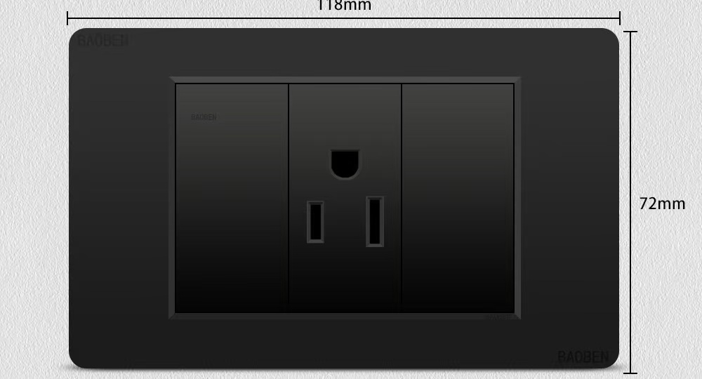 Taiwan Standard 15A 3-Prong Socket
