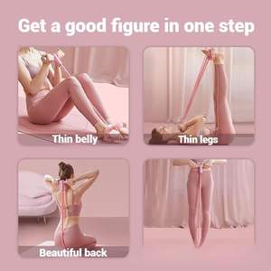 Bandes de Résistance Élastiques de Haute Qualité à 6 Tubes pour Fitness, Pédalier de Résistance, Entraînement Musculaire, Latex TPE, Corde de Traction pour Sit-Up et Exercices - Product Image 4