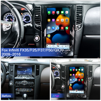 Écran CarPlay 13,8 pouces, autoradio Android 15 pour Infiniti FX35 FX37 FX50 QX70 2009-2016, navigation GPS, autoradio multimédia