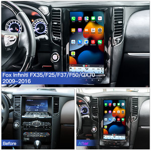 Pantalla CarPlay de 13.8 pulgadas con Android 15, radio para coche para Infiniti FX35 FX37 FX50 QX70 2009-2016, navegación GPS, reproductor multimedia estéreo para coche. - Product Image 6
