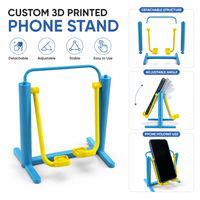 Support de téléphone modulaire détachable imprimé en 3D avec angle de vision réglable pour utilisation sur bureau