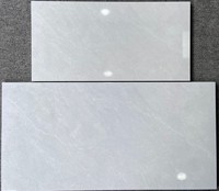 Carreaux de porcelaine modernes effet marbre à motif continu 300x600mm, brillants, émaillés, antidérapants, antibactériens, pour murs et sols, villa