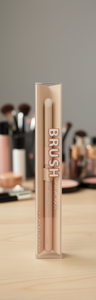 Muchlikemoot - Brocha para difuminar, pelo sintético, mango de plástico, herramienta de maquillaje facial para aplicación de corrector, 1 unidad - Product Image 2